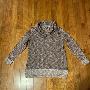 Natural Reflections Multicolor Cowl Neck Sweater